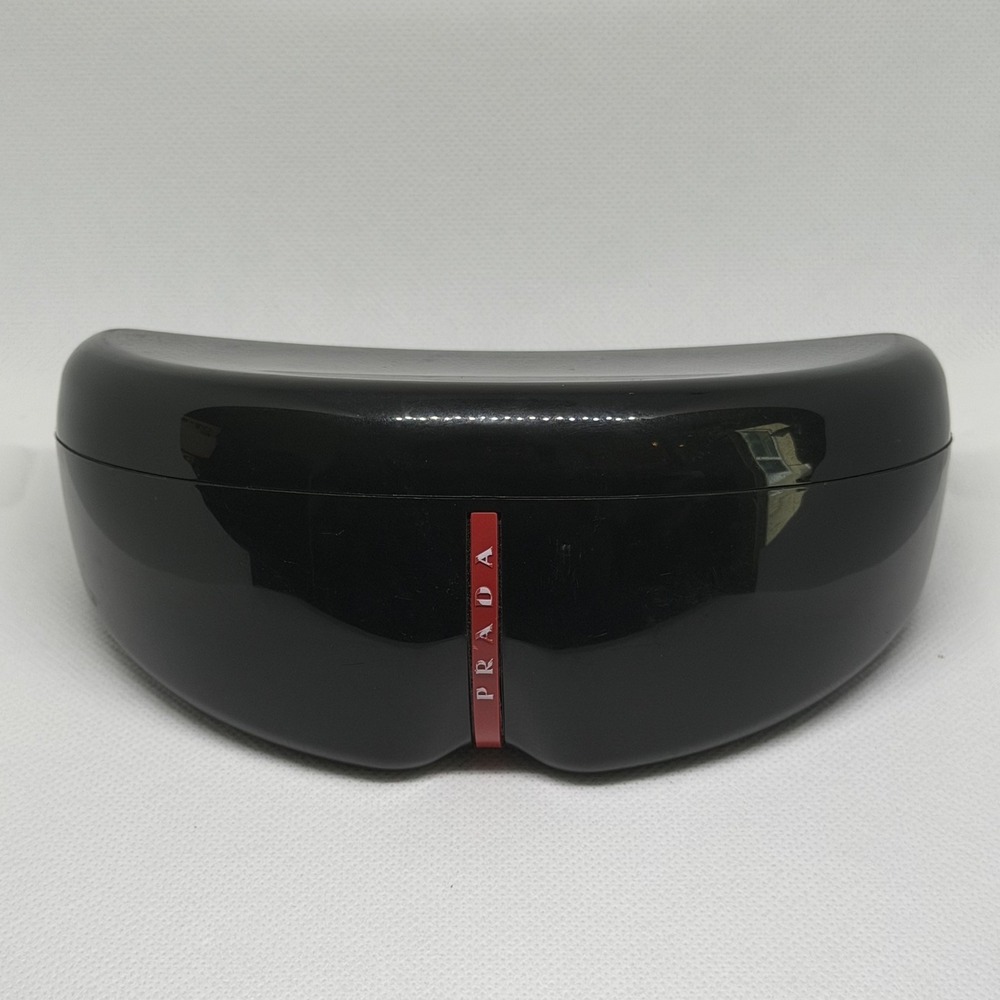 Prada Sport Sunglasses Hard Case Shell Black Plastic Lightweight Glasses Case